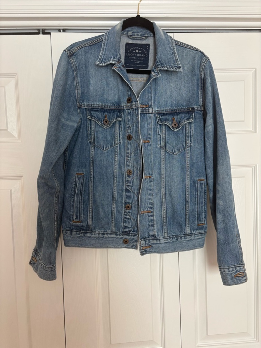 Lucky Brand Light Wash Denim Trucker Jacket